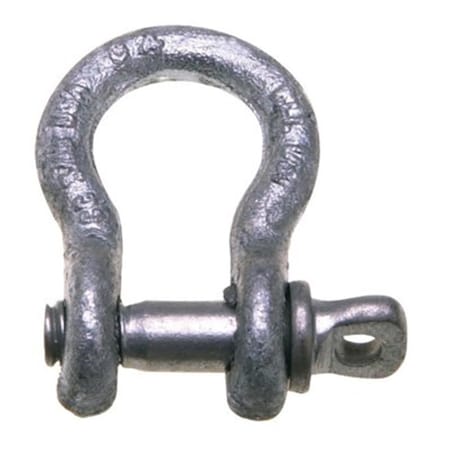 Homestead 419 3-8 Inch 1T Anchor Shackle W-Screw Pin Carbon HO3119306